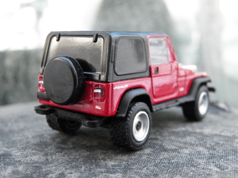 Illustration for article titled LaLD Car Week 'lil Red YJ - Greenlight Jeep Wrangler 1:64